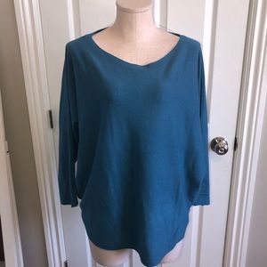 3/$40 Milano blue top